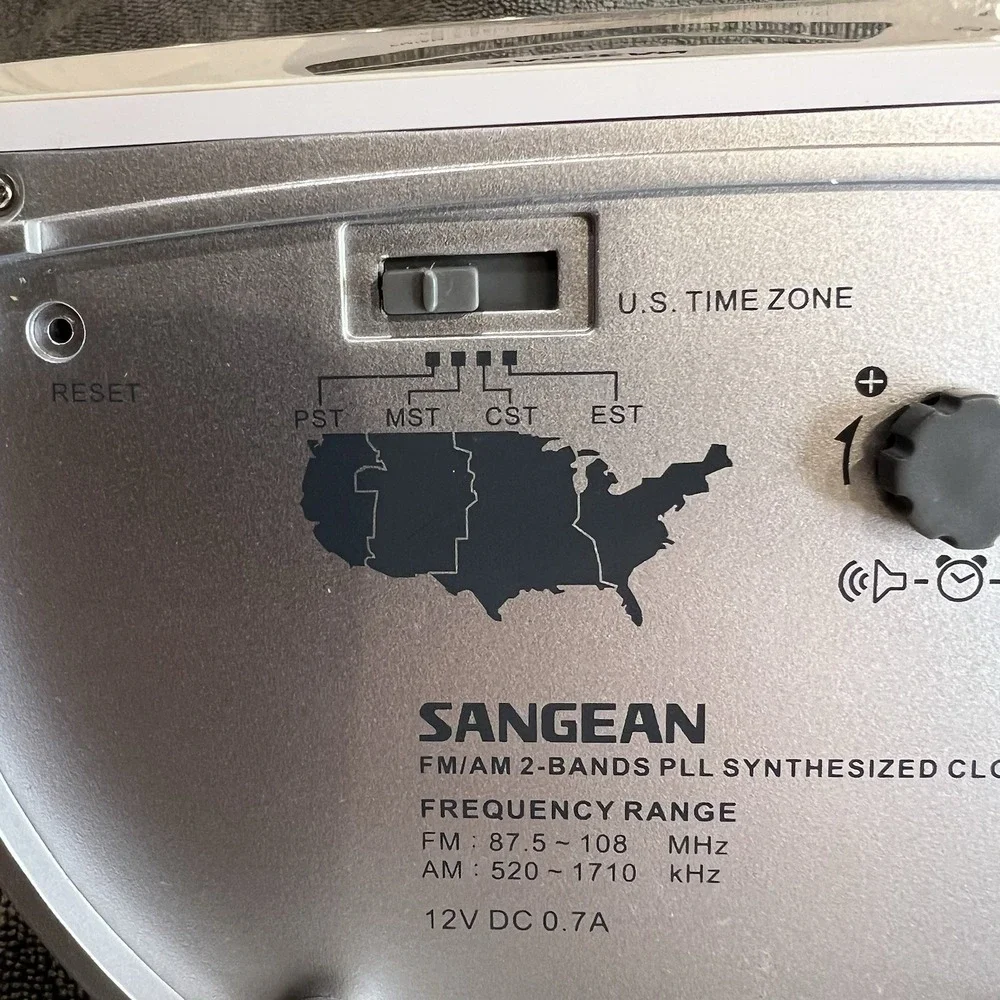Sangean Atomic Clock Radio Humane Wake System Tested